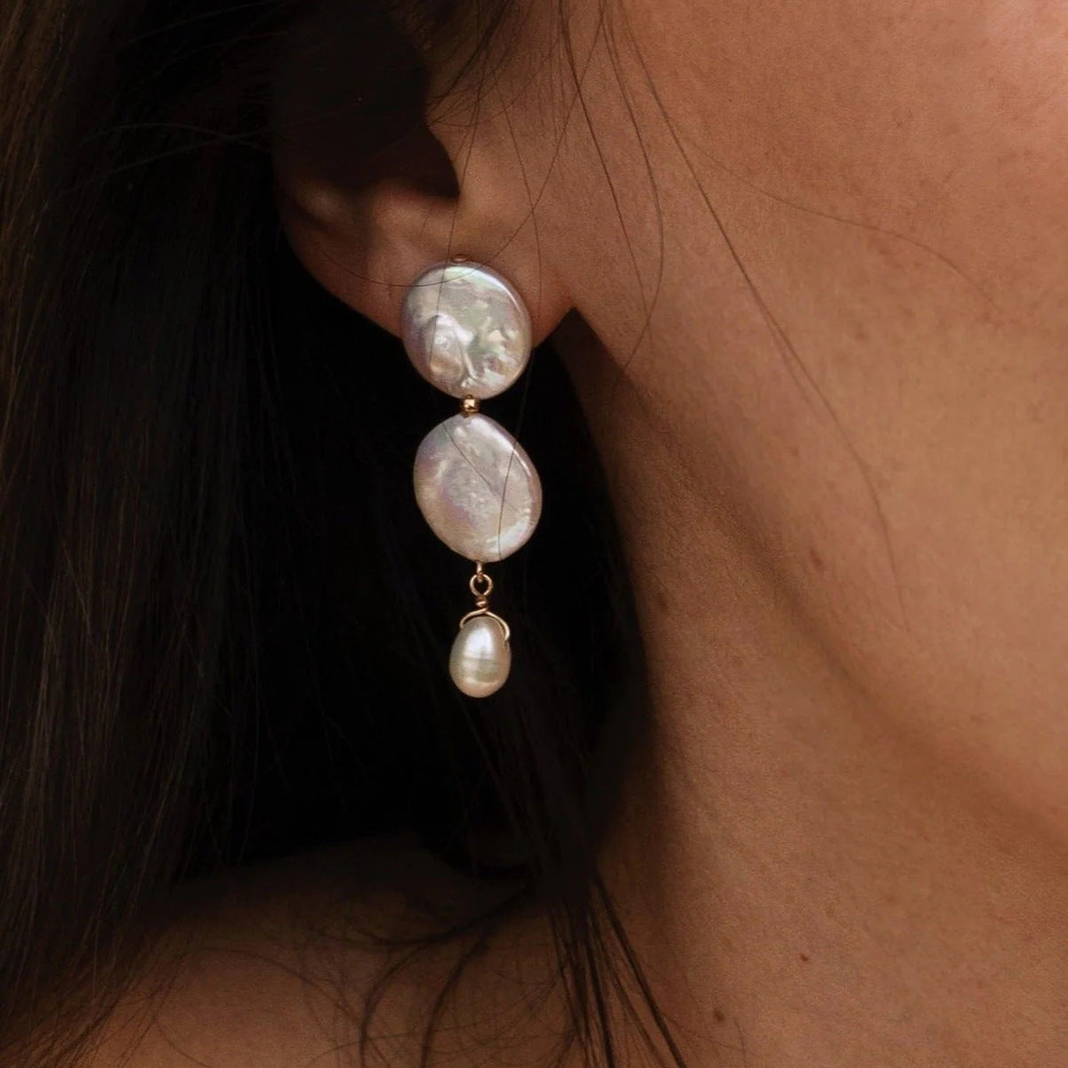 Pearl Teardrop Earrings