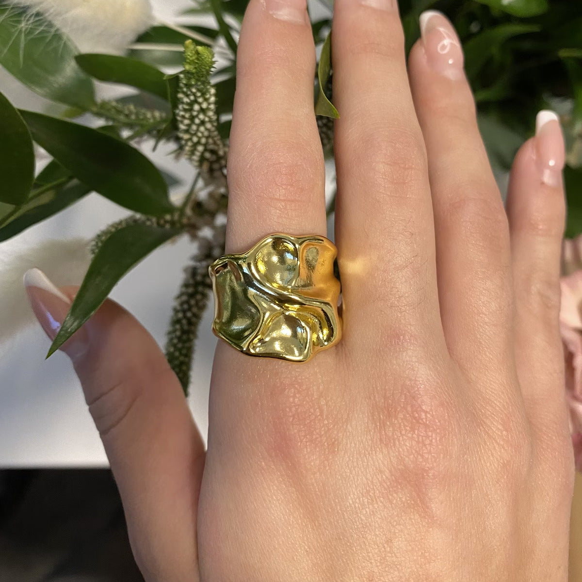 Sculpted Wrap Ring