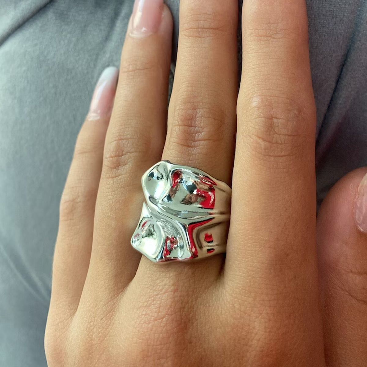 Sculpted Wrap Ring