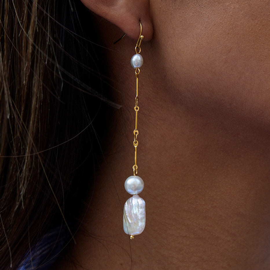 Crystal Threader Drop Earrings