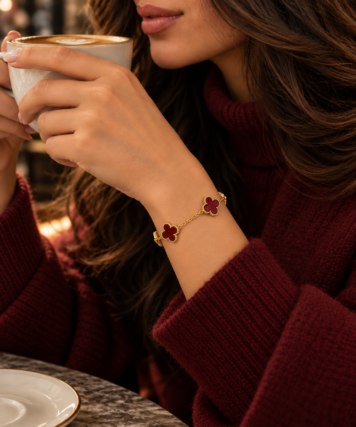 Clover Charm Bracelet