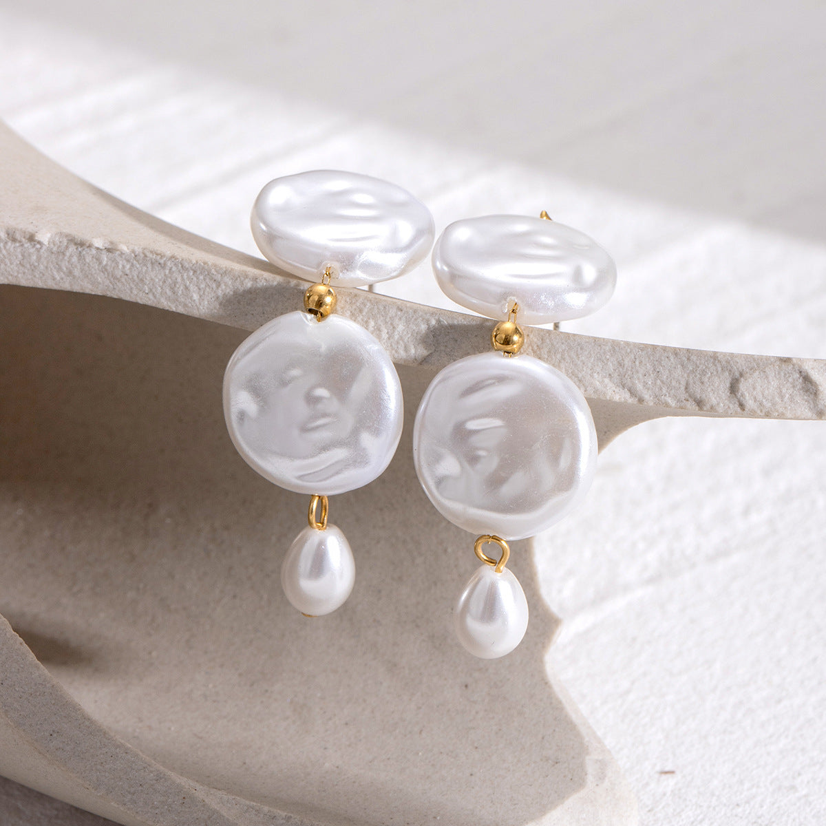 Pearl Teardrop Earrings