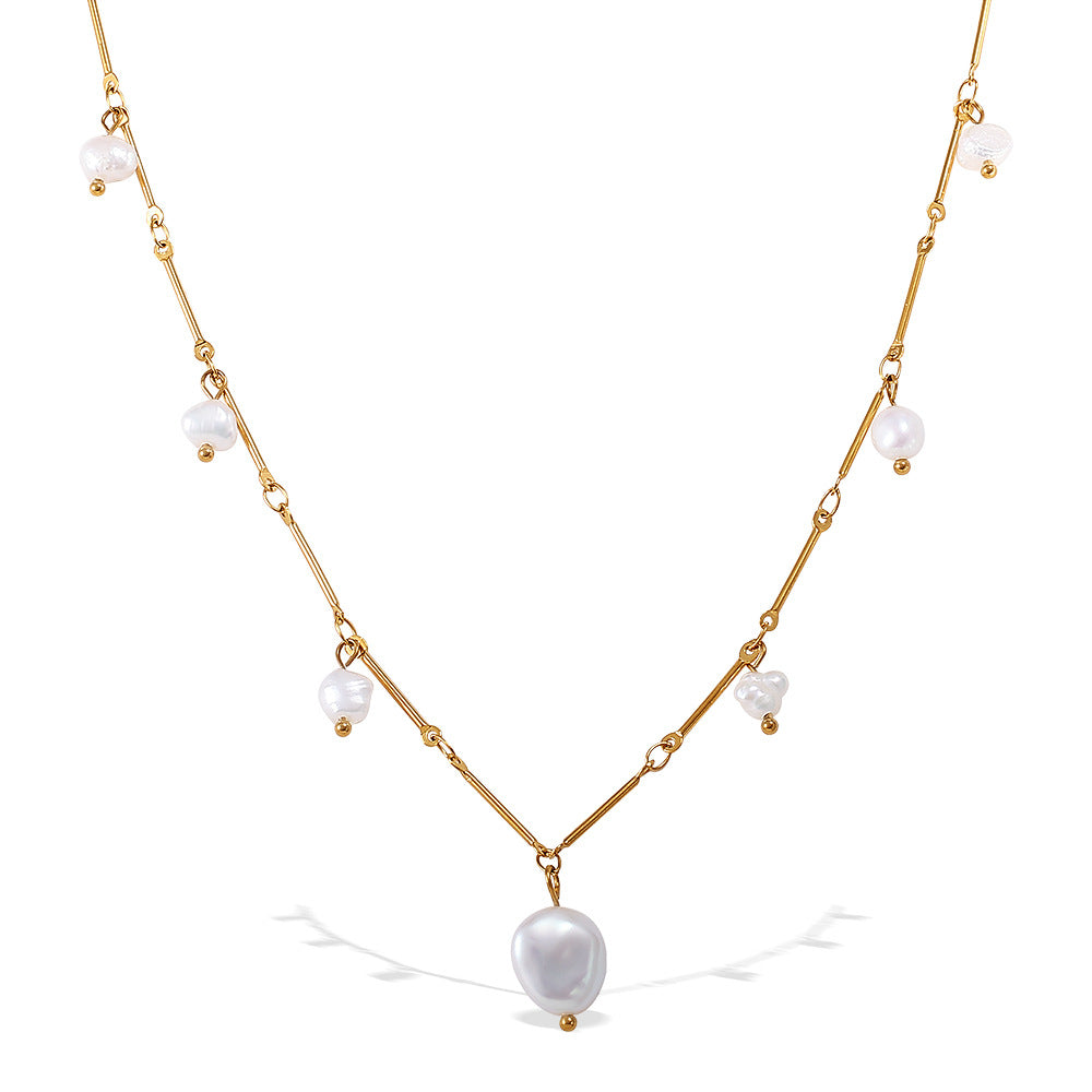 Delicate Teardrop Pendant Necklace