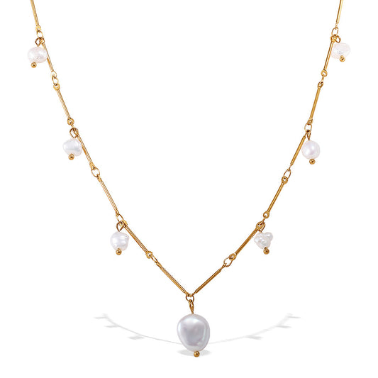 Delicate Teardrop Pendant Necklace