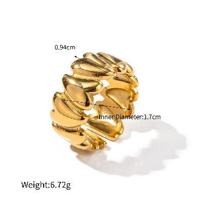 Braided Gold Band Ring