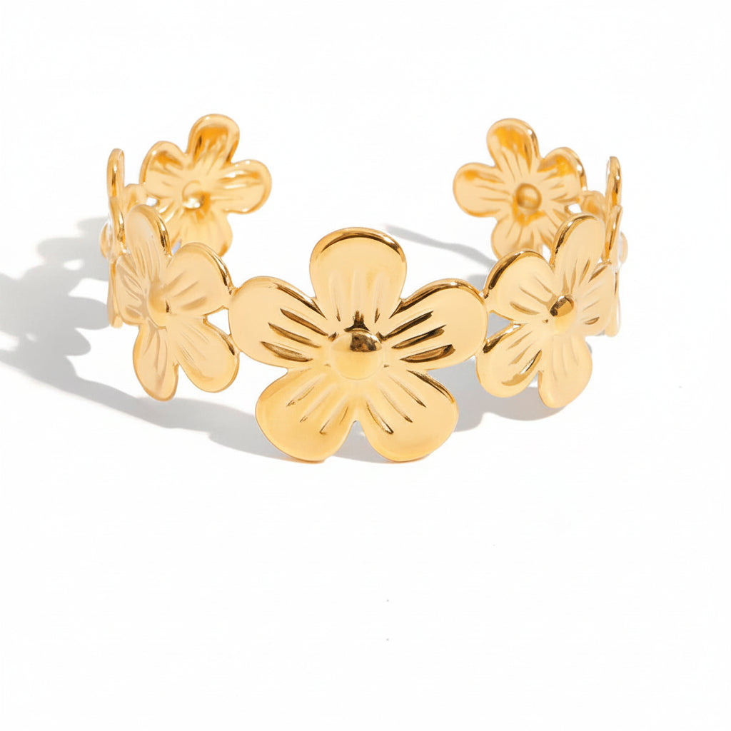 Butterfly Garden Cuff Bracelet