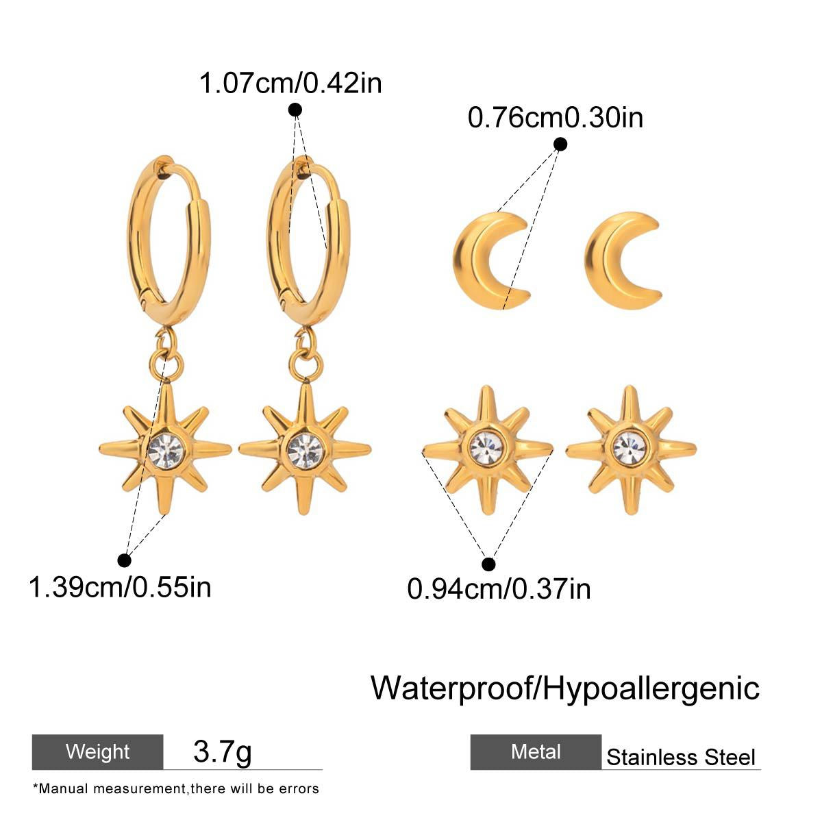 Sunburst Drop Earrings