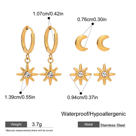 Sunburst Drop Earrings